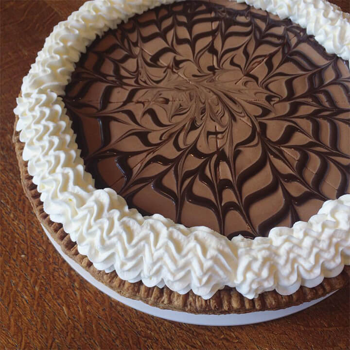 Chocolate Bavorois Pie